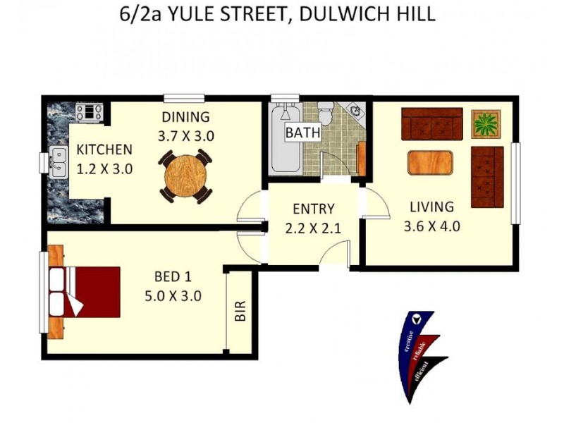6/2a Yule Street, Dulwich Hill NSW 2203 Floorplan