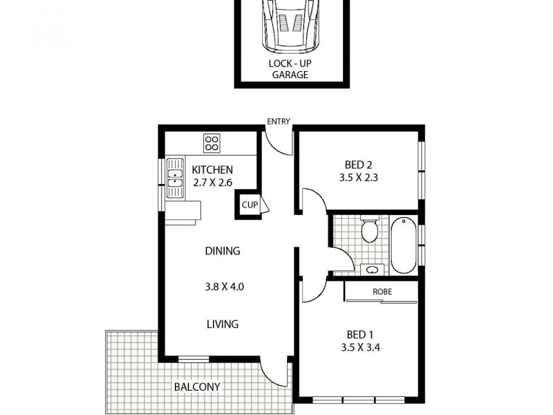 17/13 Brighton Avenue, Croydon Park NSW 2133 Floorplan