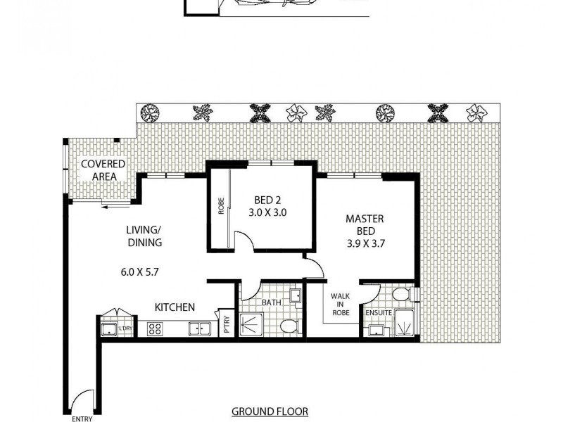 G01/1-15 West Street, Petersham NSW 2049 Floorplan