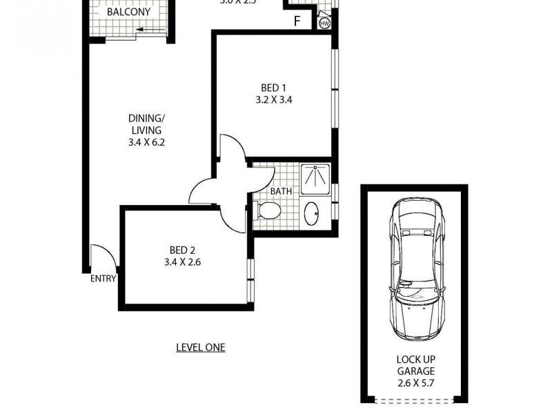 18/43-45 Chapel Street, Roselands NSW 2196 Floorplan