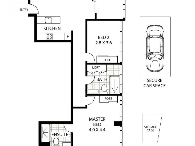 186/1 Railway Parade, Burwood NSW 2134 Floorplan