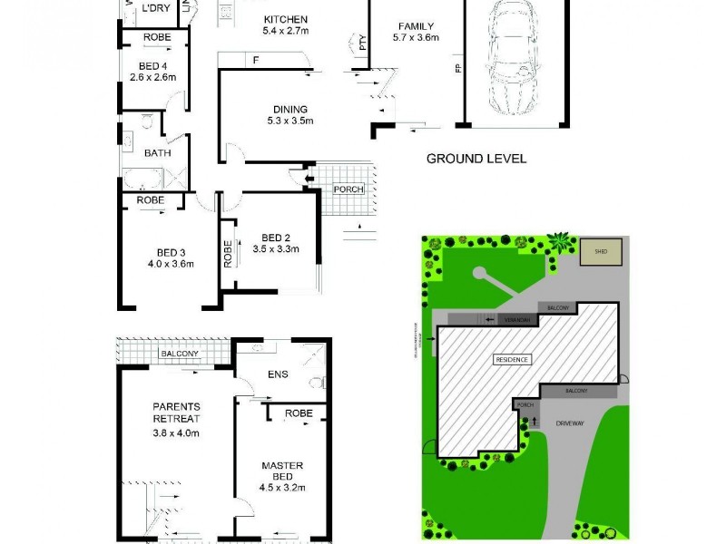 8 Ayres Crescent, Georges Hall NSW 2198 Floorplan