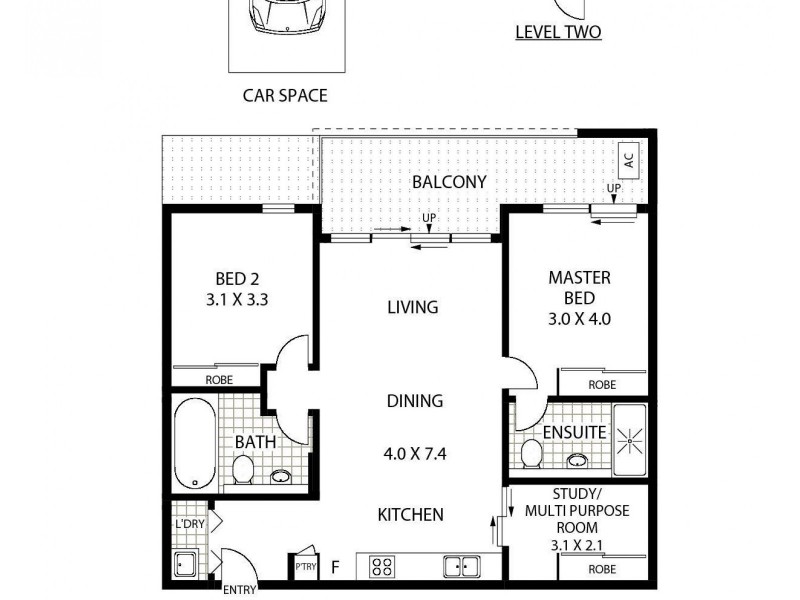 1106/13 Angas Street, Meadowbank NSW 2114 Floorplan
