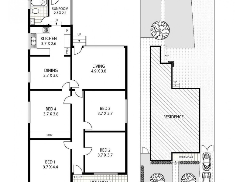 44 Ramsay Street, Haberfield NSW 2045 Floorplan