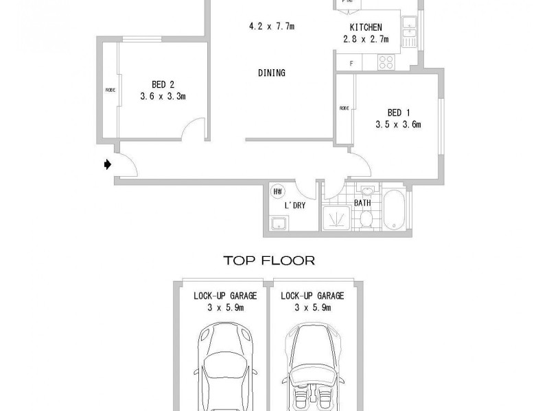 27/40 Chertsey Avenue, Bankstown NSW 2200 Floorplan