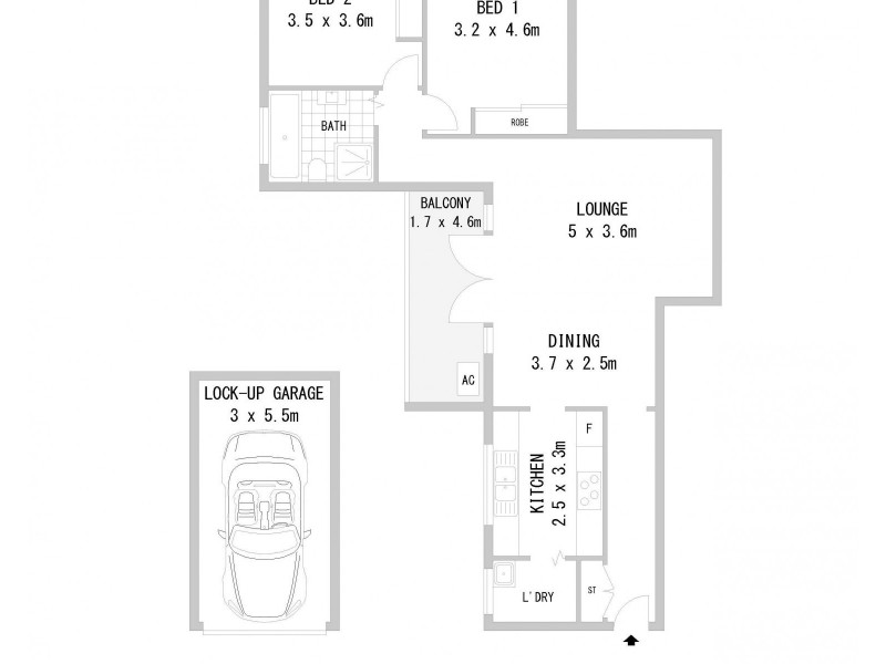 19/6-8 Gower Street, Summer Hill NSW 2130 Floorplan