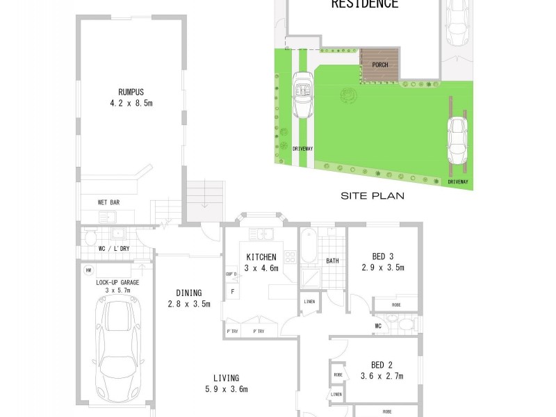 18 Universal Avenue, Georges Hall NSW 2198 Floorplan