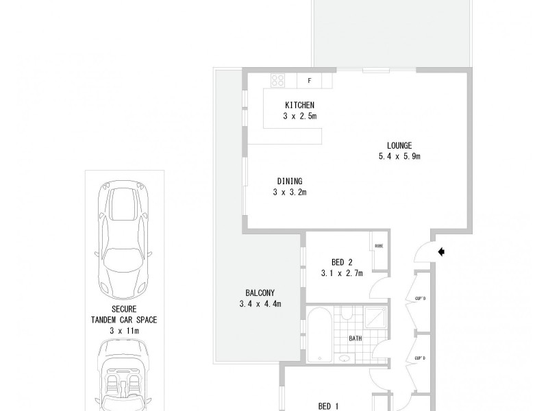 15/46-48 Carnarvon Street, Silverwater NSW 2128 Floorplan