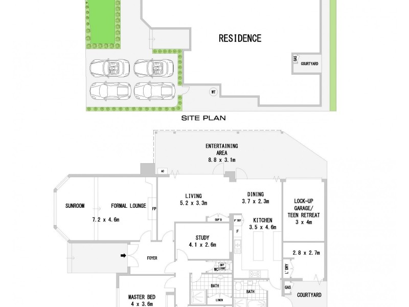 1 Flinders Road, Georges Hall NSW 2198 Floorplan