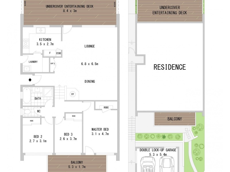 3/2 Kardella Court, Condell Park NSW 2200 Floorplan