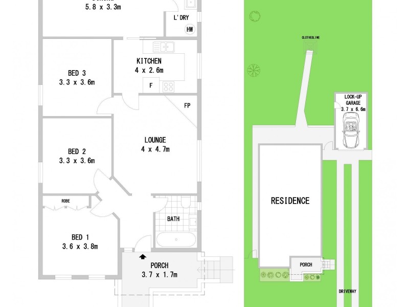 55 Long Street, Strathfield NSW 2135 Floorplan