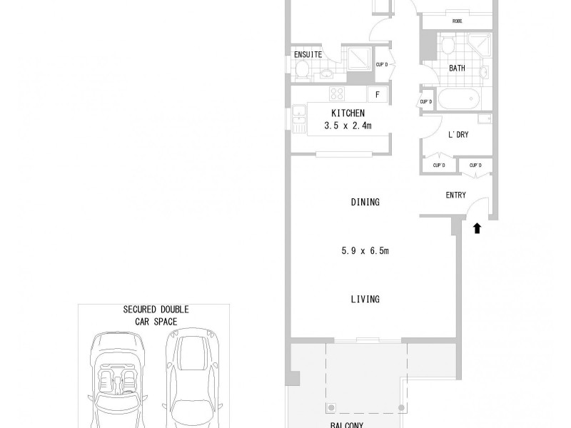 1/9 Thorpe Avenue, Liberty Grove NSW 2138 Floorplan