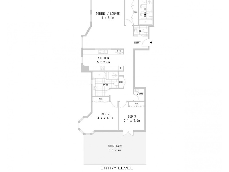 11/32 Phillips Street, Cabarita NSW 2137 Floorplan