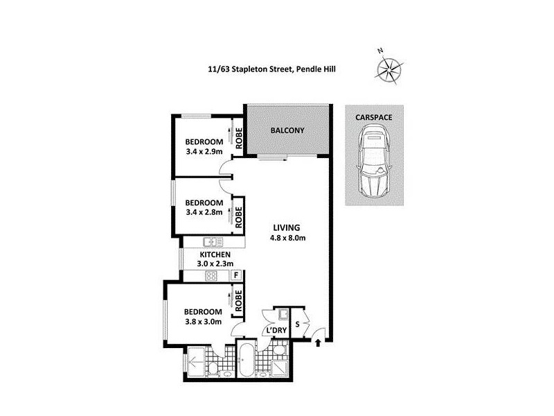 Pendle Hill NSW 2145 Floorplan
