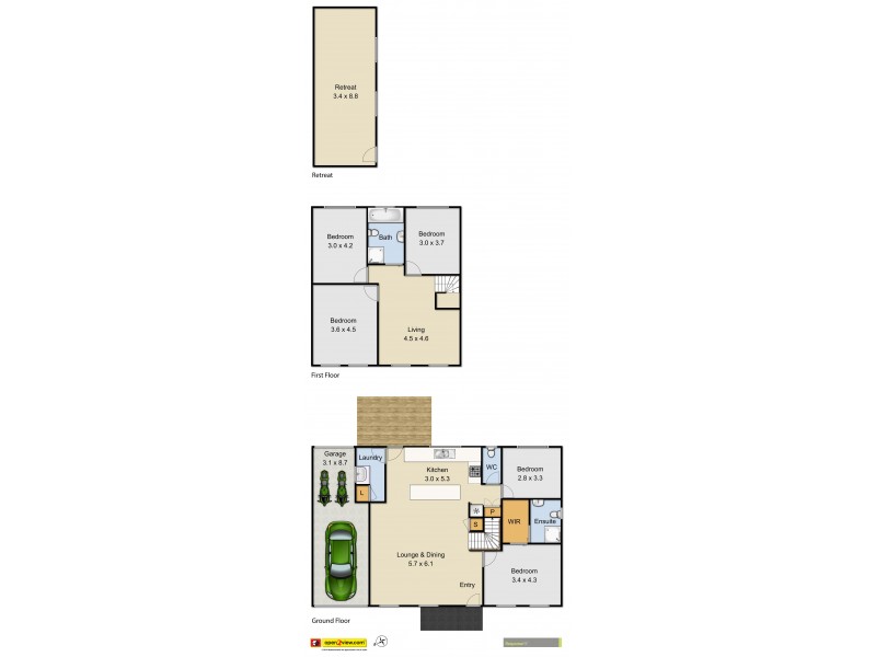 12 Falmouth Road, Quakers Hill NSW 2763 Floorplan