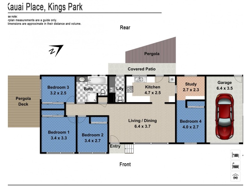 1 Kauai Place, Kings Park NSW 2148 Floorplan