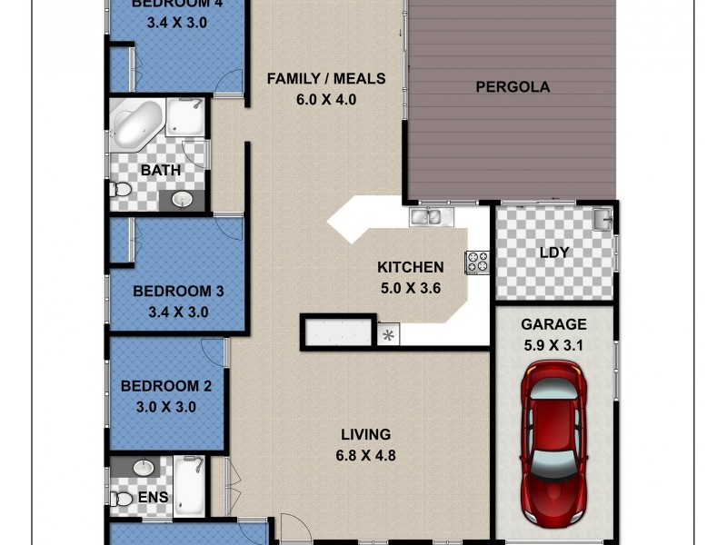 15 Isis Place, Quakers Hill NSW 2763 Floorplan