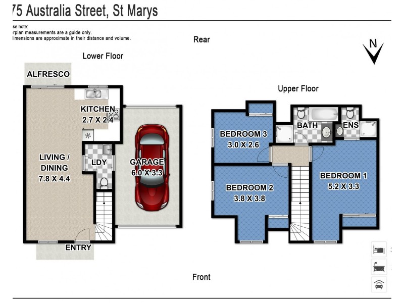 2/75 Australia Street, St Marys NSW 2760 Floorplan