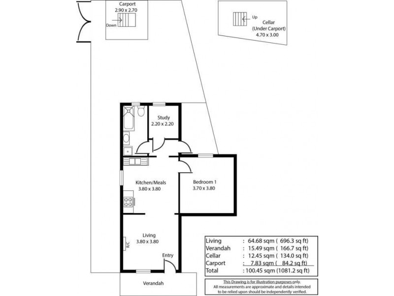 60 Prince Street, Alberton SA 5014 Floorplan