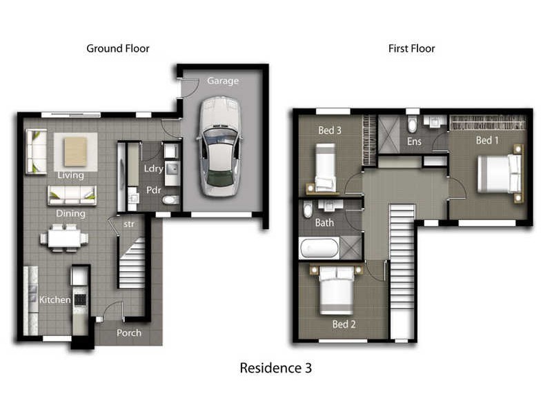 3/42 Clement Terrace, Christies Beach SA 5165 Floorplan