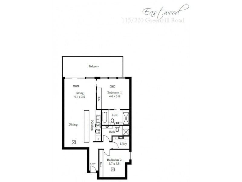115/220 Greenhill Road Road, Eastwood SA 5063 Floorplan