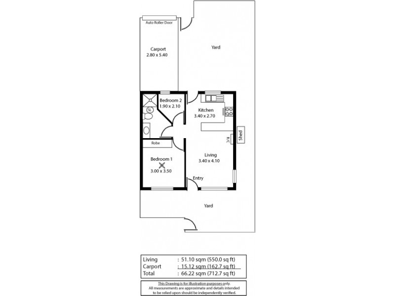 2/208 Diagonal Road, Warradale SA 5046 Floorplan