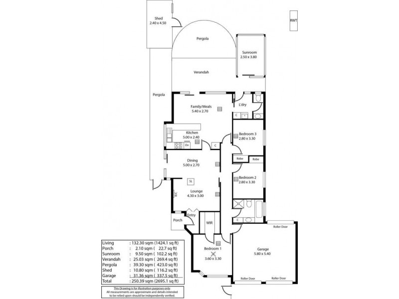 13 Celadon Court, Wynn Vale SA 5127 Floorplan