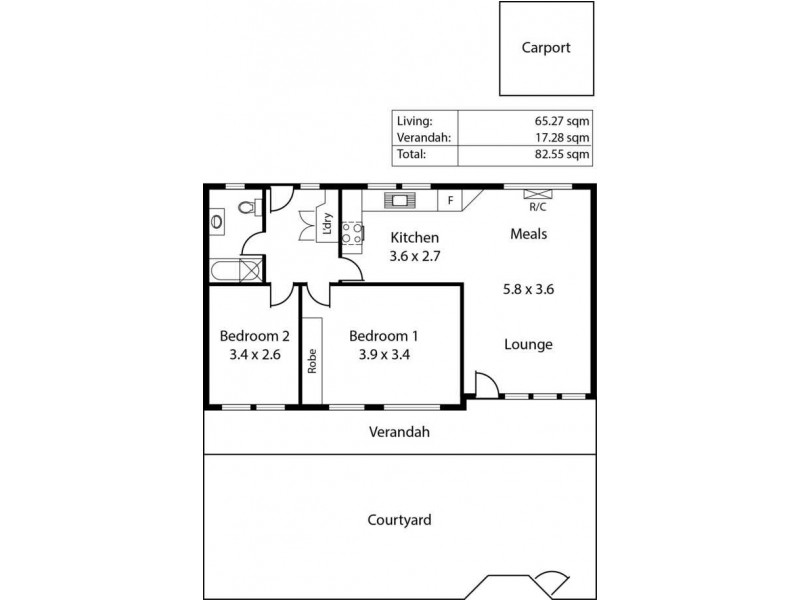 2/11 Edward Street, Glynde SA 5070 Floorplan