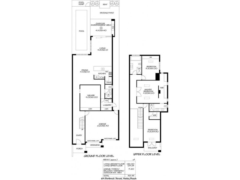 6A Borthwick Street, Henley Beach SA 5022 Floorplan