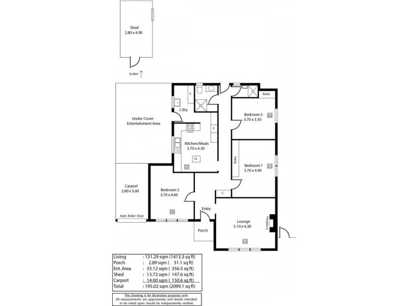 5 Herbert Road, Ashford SA 5035 Floorplan