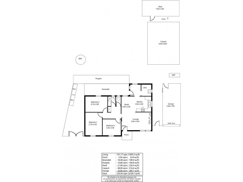 1 Smith Avenue, Woodville West SA 5011 Floorplan