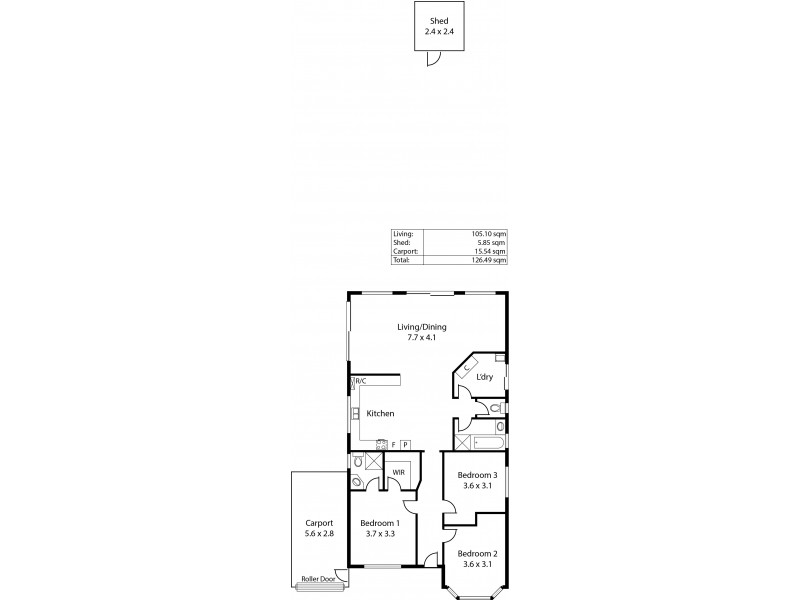 1B Storey Avenue, Aldinga Beach SA 5173 Floorplan
