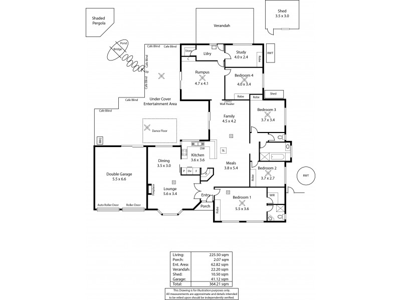 4 Sunnybanks Drive, Happy Valley SA 5159 Floorplan