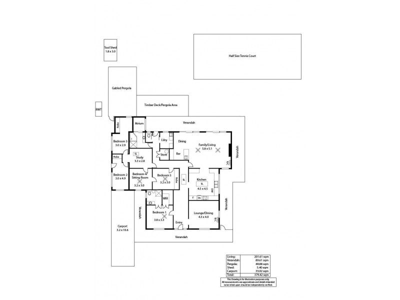 49 Ridgway Drive, Flagstaff Hill SA 5159 Floorplan