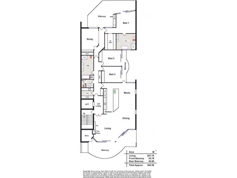 252 South Terrace, Adelaide SA 5000 Floorplan