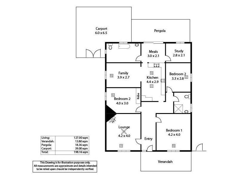 483 Grange Road, Seaton SA 5023 Floorplan