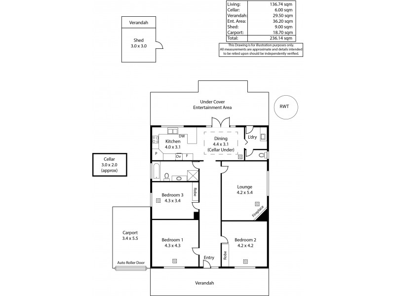 37 Acacia Avenue, Campbelltown SA 5074 Floorplan
