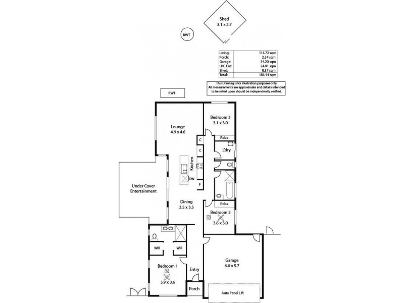 7 John Murray Drive, Williamstown SA 5351 Floorplan