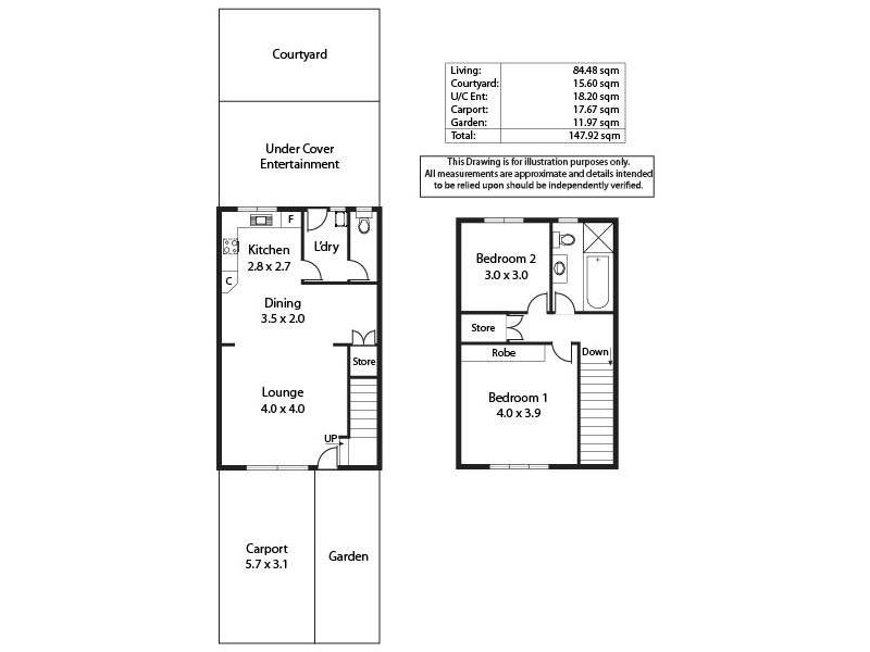 9/291 Tapleys Hill Road, Seaton SA 5023 Floorplan