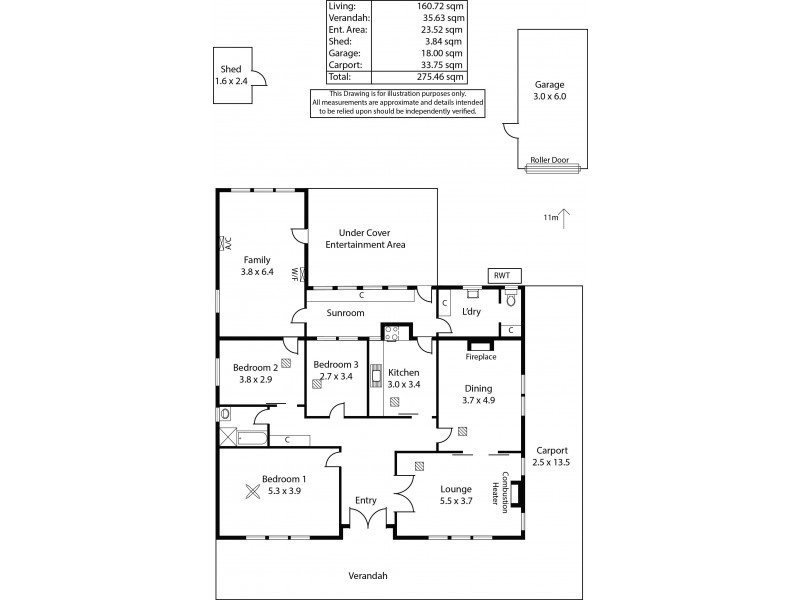 305 Greenhill Road, Toorak Gardens SA 5065 Floorplan