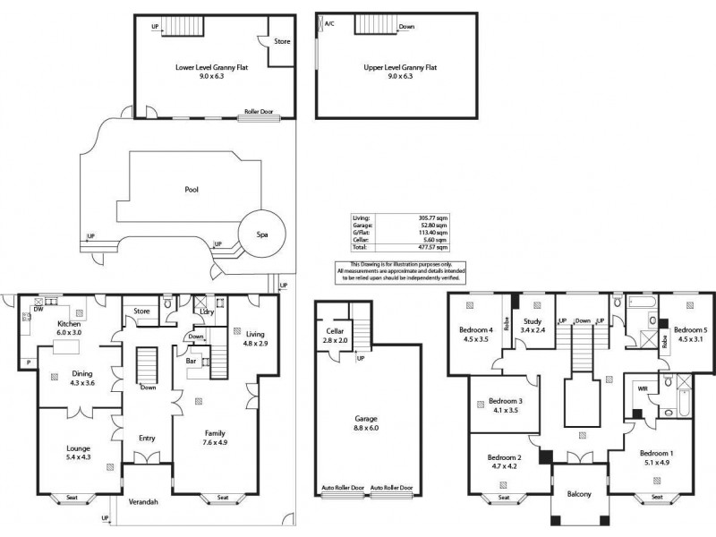 10 Myrtlebank Terrace, Stonyfell SA 5066 Floorplan