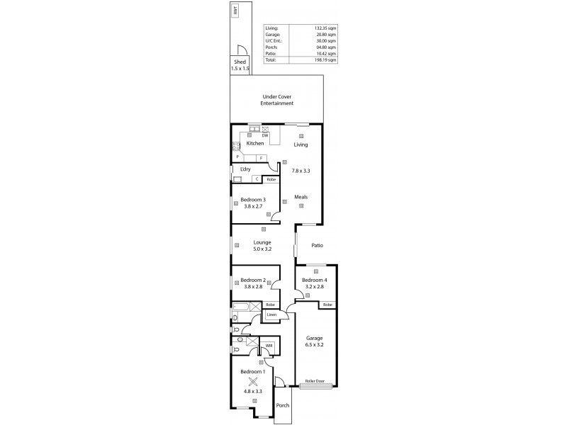 10A Mountbatten Terrace, Flinders Park SA 5025 Floorplan
