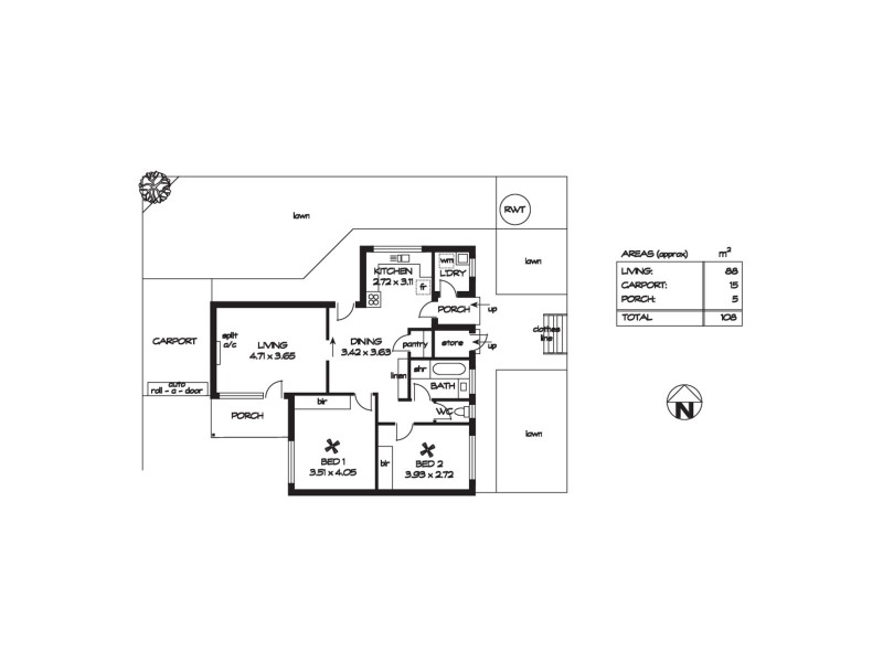 4/7 Third Avenue, Glenelg East SA 5045 Floorplan