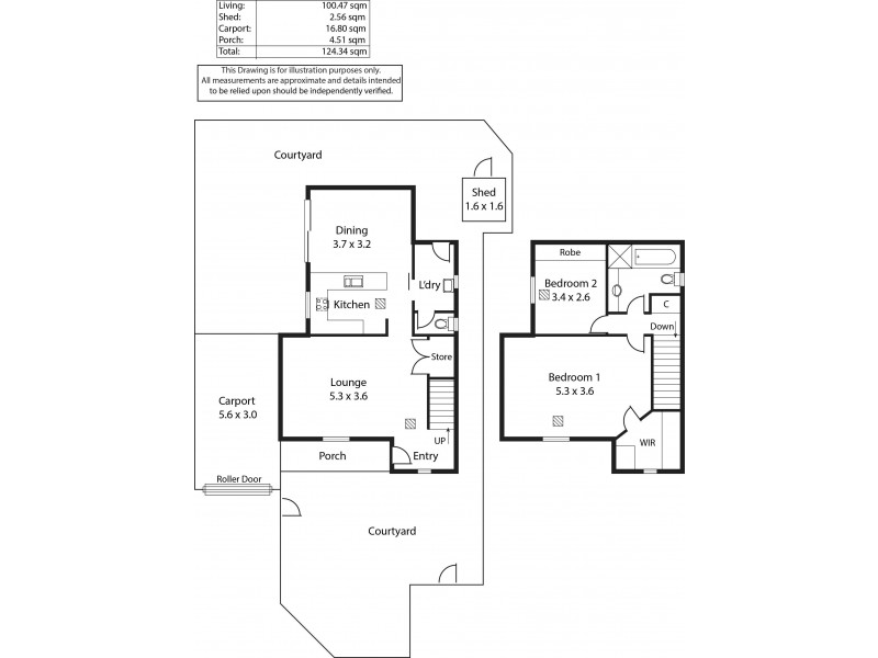 1/57 Ashbrook Avenue, Payneham SA 5070 Floorplan
