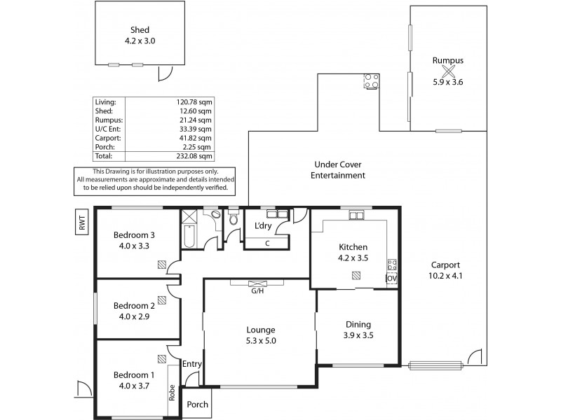 14 Carlo Street, Kidman Park SA 5025 Floorplan