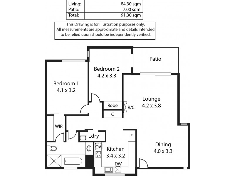 16/21-37 Jeffcott Street, North Adelaide SA 5006 Floorplan
