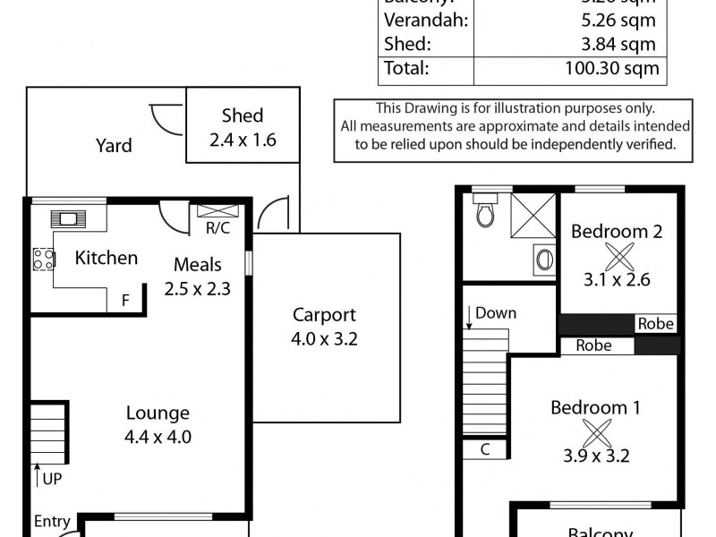 16/1 Gore Street, Glenelg North SA 5045 Floorplan