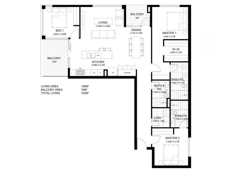 501/82 North Terrace, Kent Town SA 5067 Floorplan