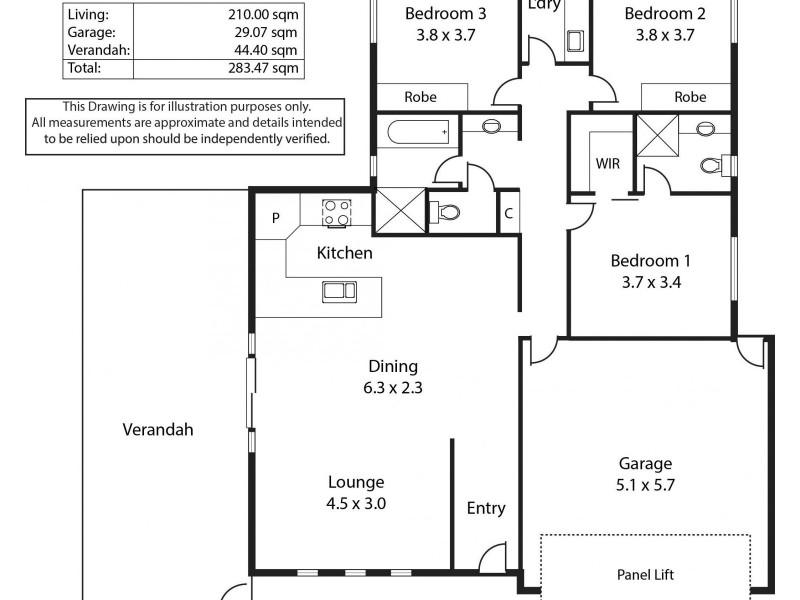 6 St Albyns Street, Findon SA 5023 Floorplan