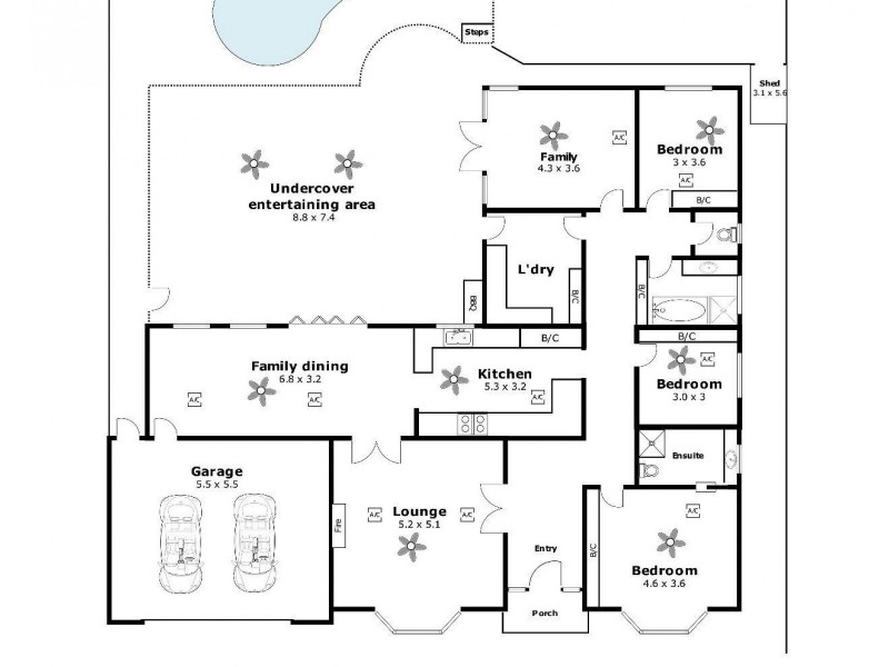 3 Ilfracombe Drive, Wattle Park SA 5066 Floorplan